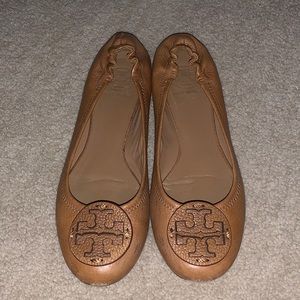 Tory Burch Nude Flats